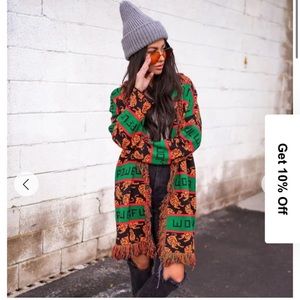 Dressed in LALA Powerful Women Cardigan L/XL